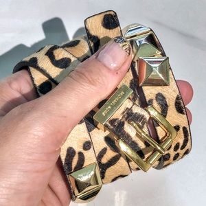 Michaels Kors cheetah belt Size M